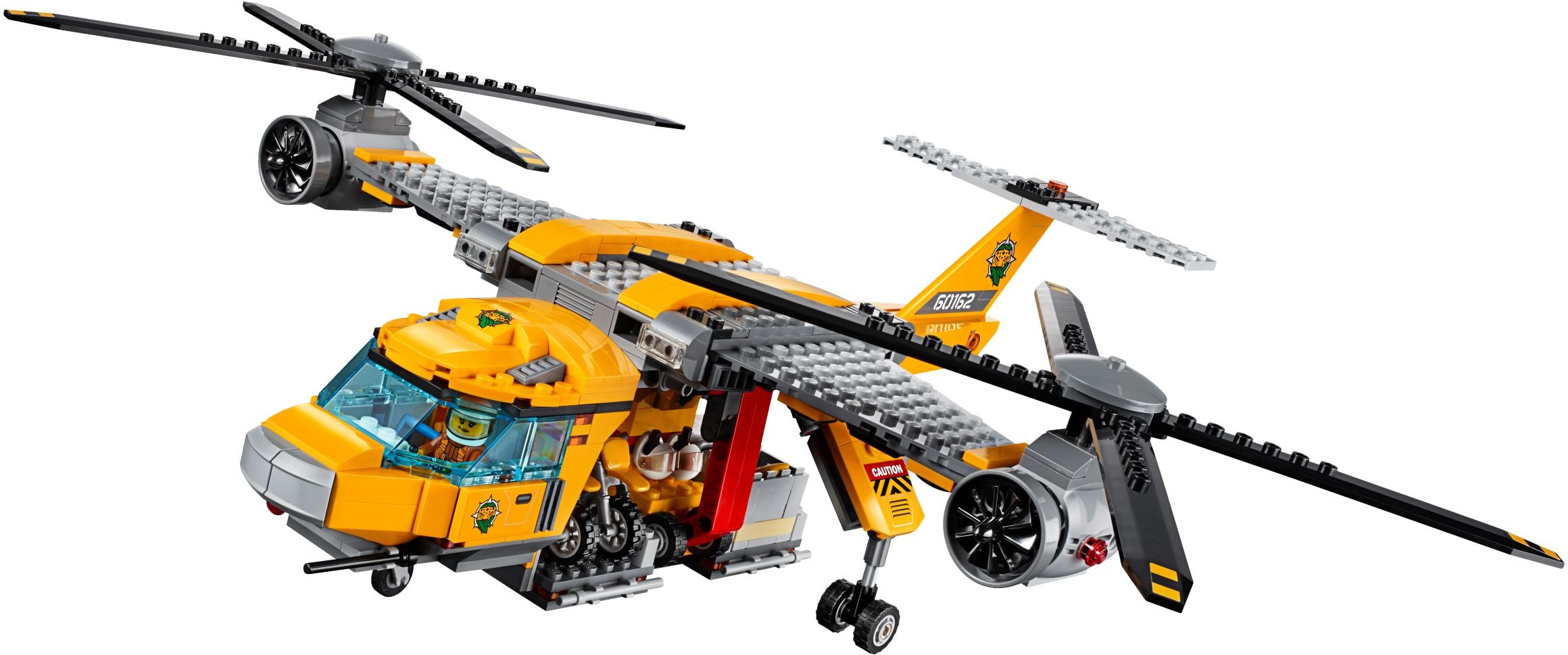 LEGO City 60162 Výsadková helikoptéra do džungle