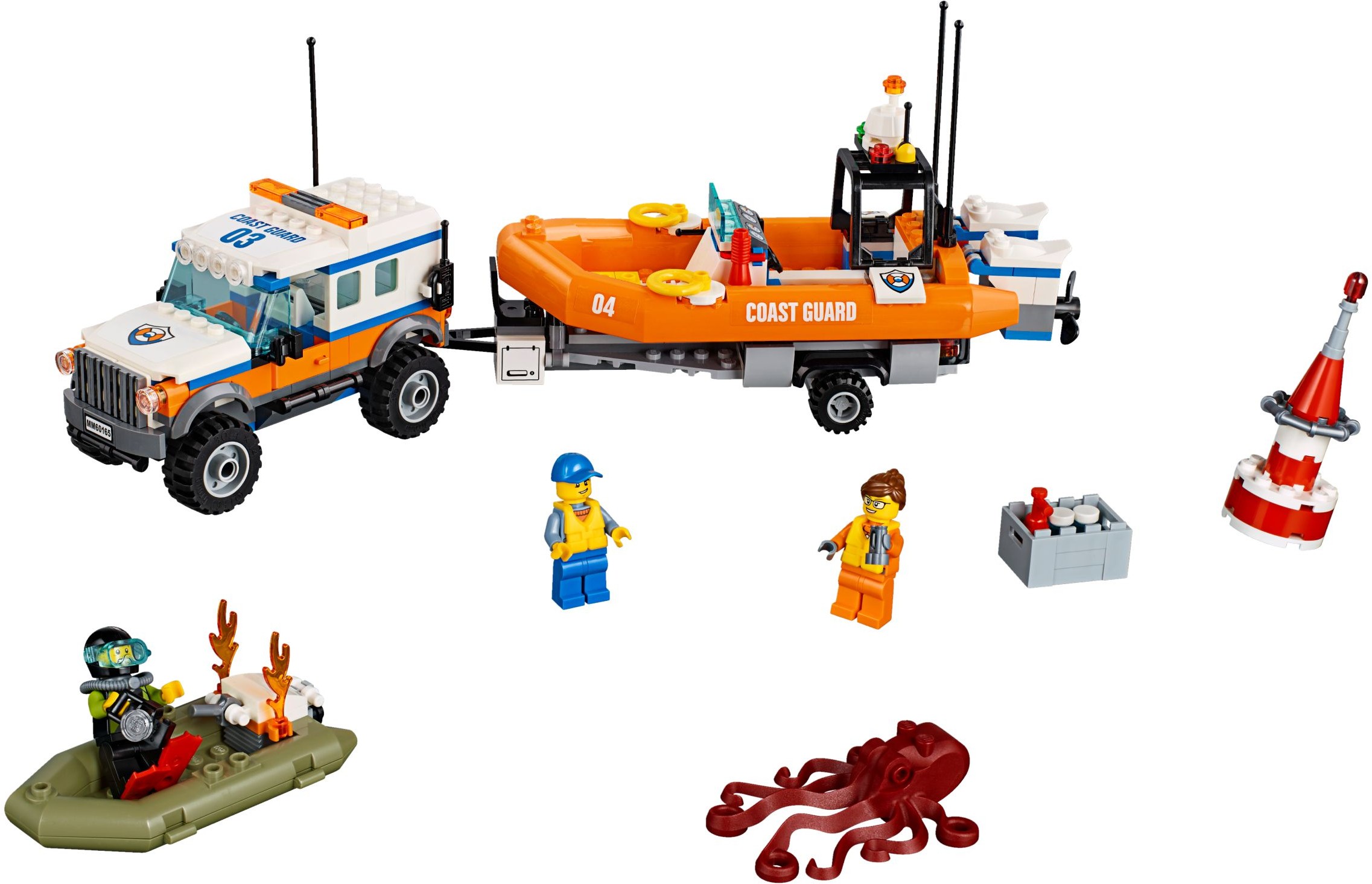 LEGO City Coast Guard 60165 Vozidlo zásahové jednotky 4x4