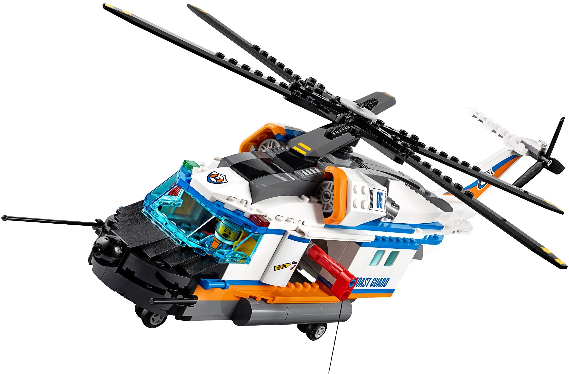 LEGO City Coast Guard 60166 Výkonná záchranářská helikoptéra