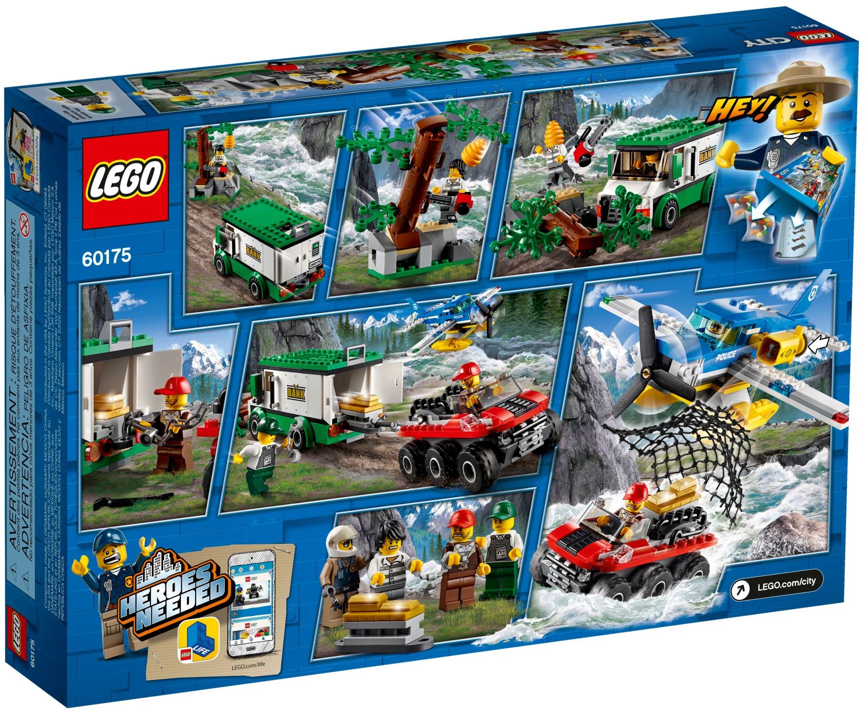 LEGO City 60175 Loupež na horské řece