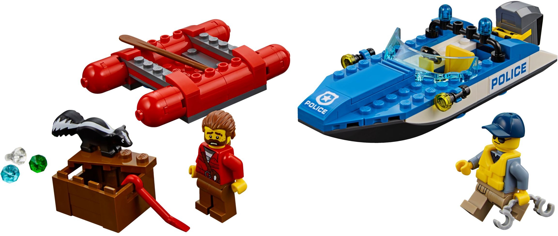 LEGO City 60176 Útěk na divoké řece