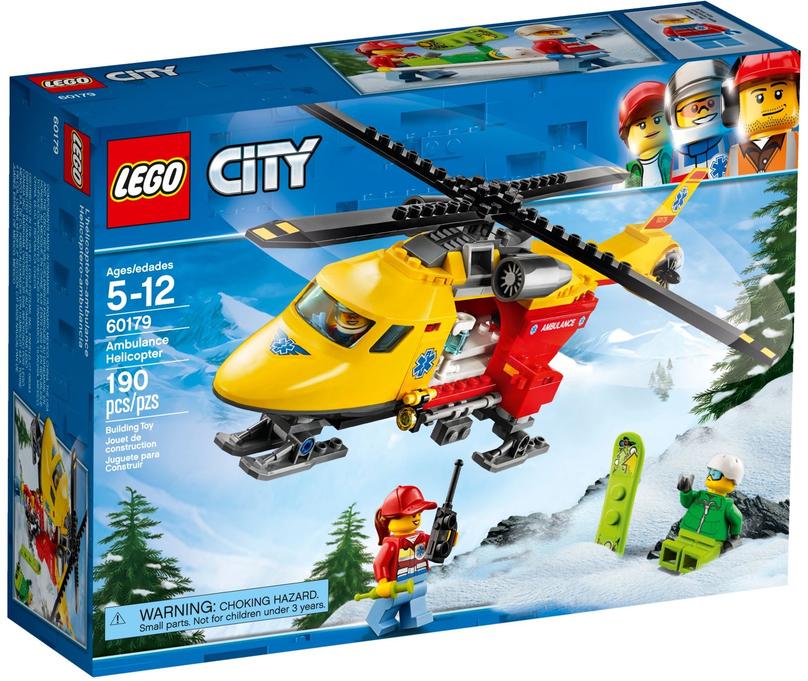 LEGO City Great Vehicles 60179 Záchranářský vrtulník