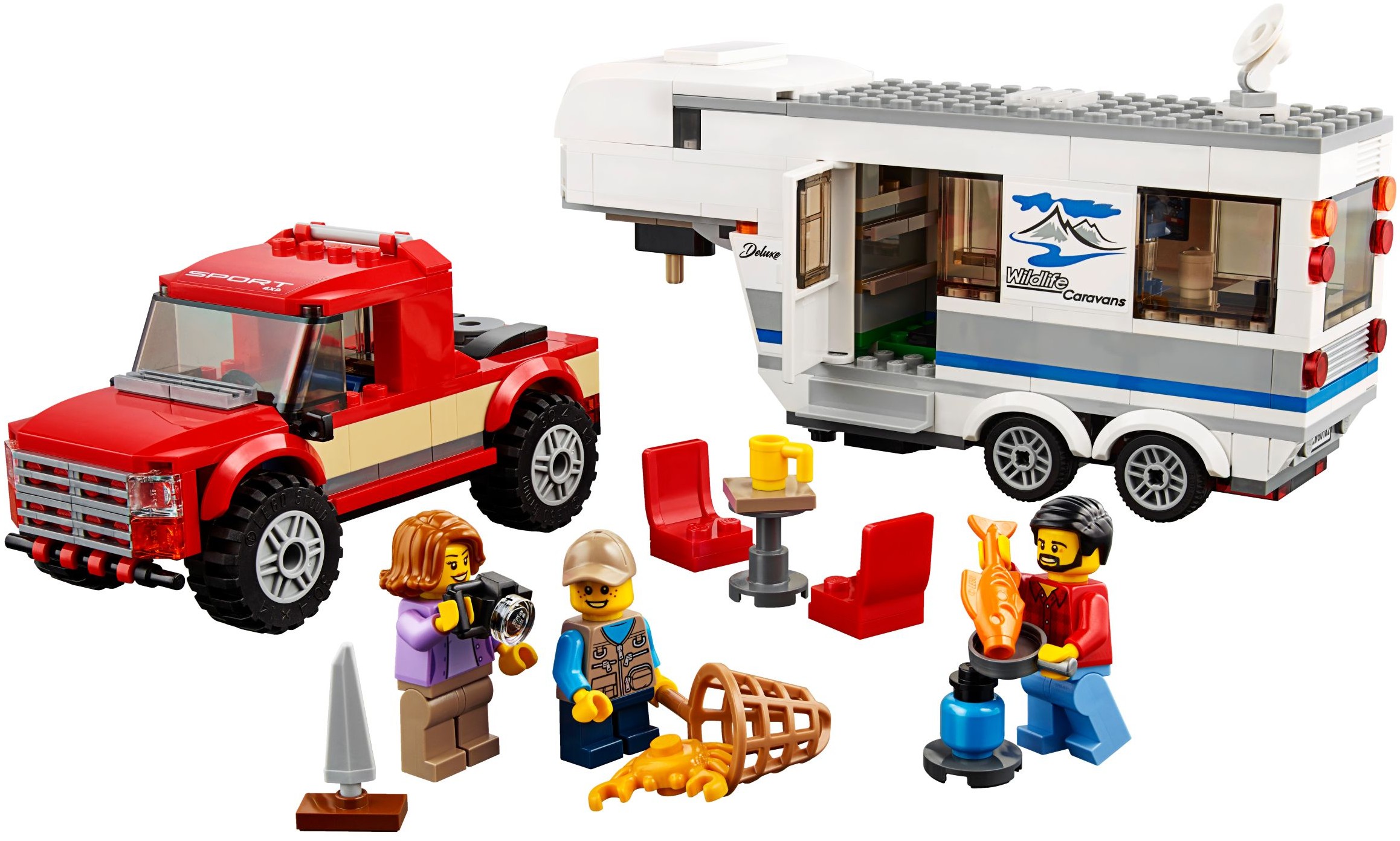 LEGO City Great Vehicles 60182 Pick-up a karavan