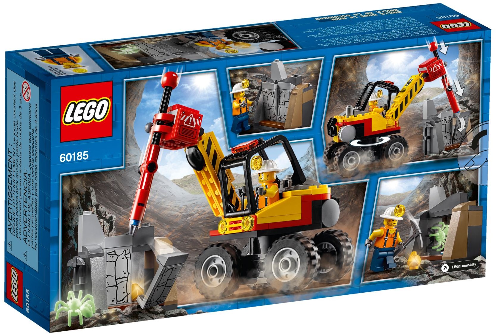 LEGO City Mining 60185 Důlní drtič kamenů