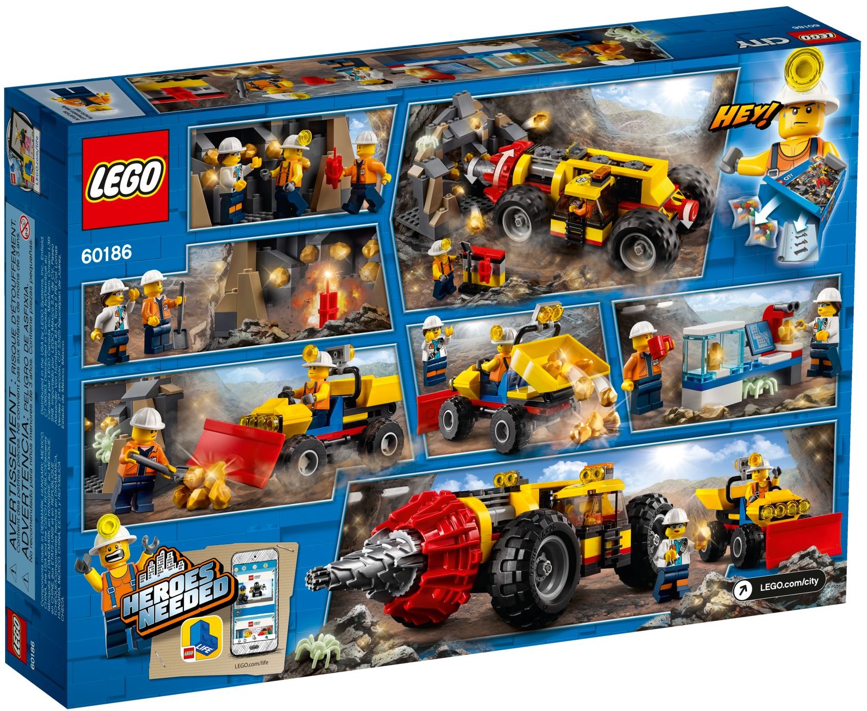 LEGO City Mining 60186 Důlní těžební stroj
