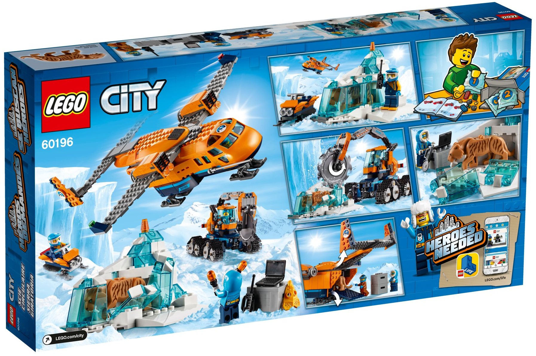 LEGO City Arctic 60196 Polární zásobovací letadlo