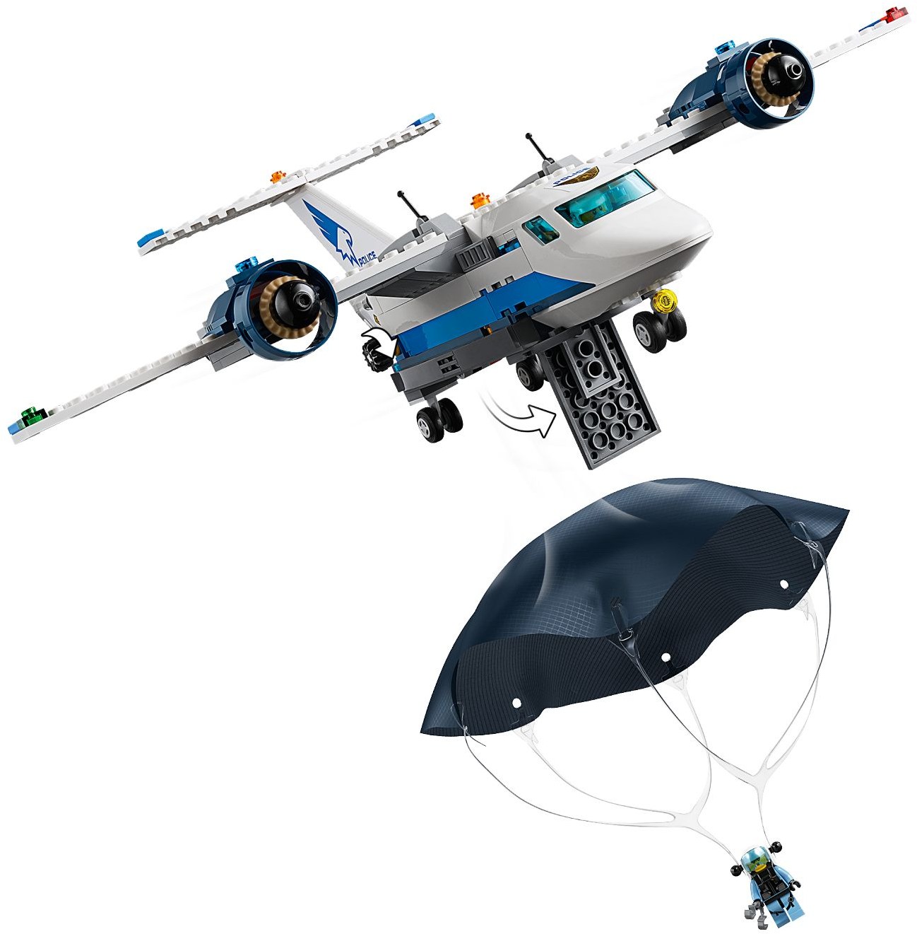 LEGO City 60210 Základna Letecké policie