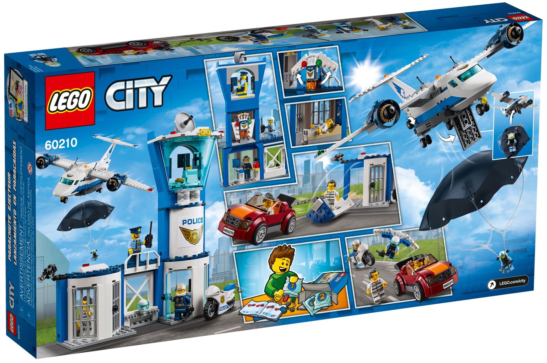 LEGO City 60210 Základna Letecké policie