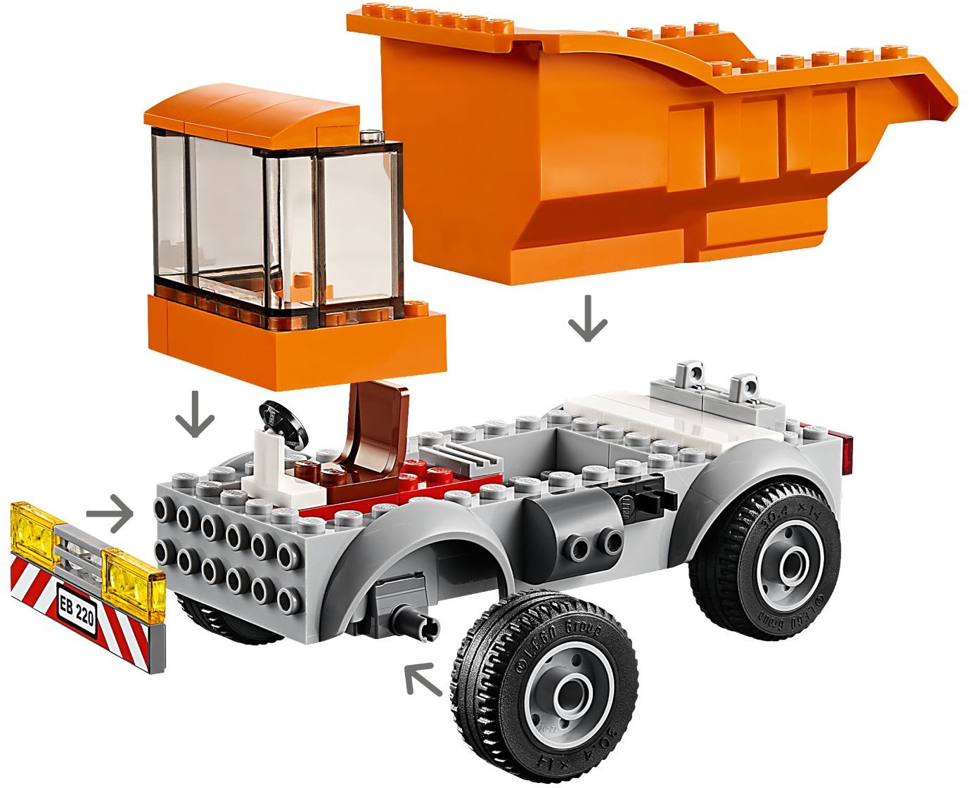 LEGO City 60220 Popelářské auto