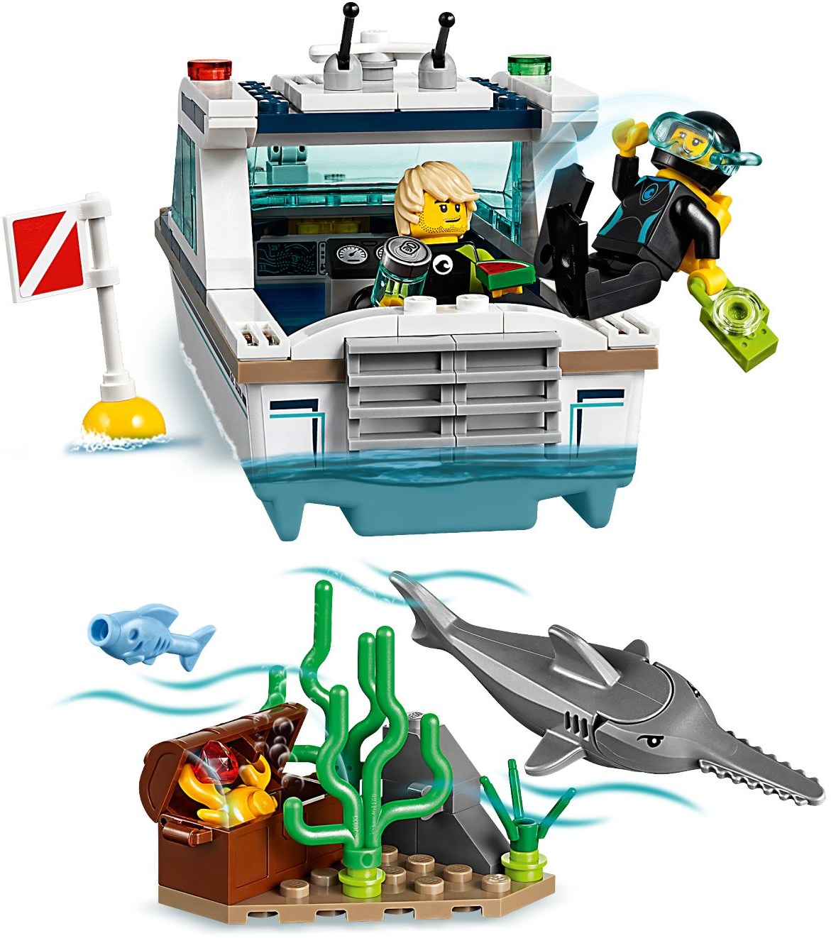 LEGO City 60221 Potápěčská jachta
