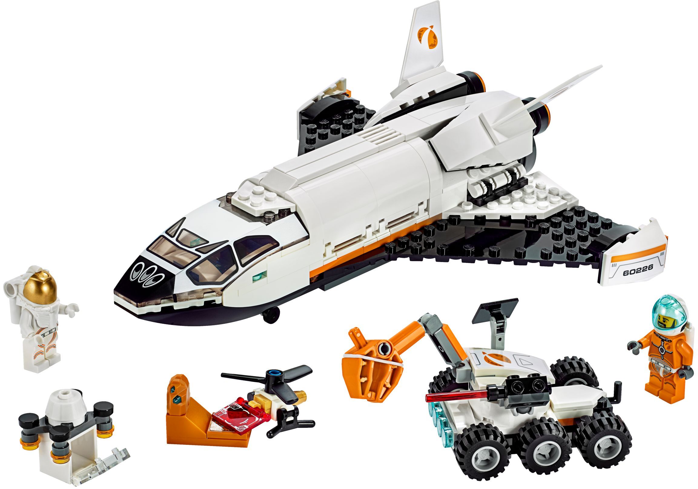 LEGO City 60226 Raketoplán zkoumající Mars