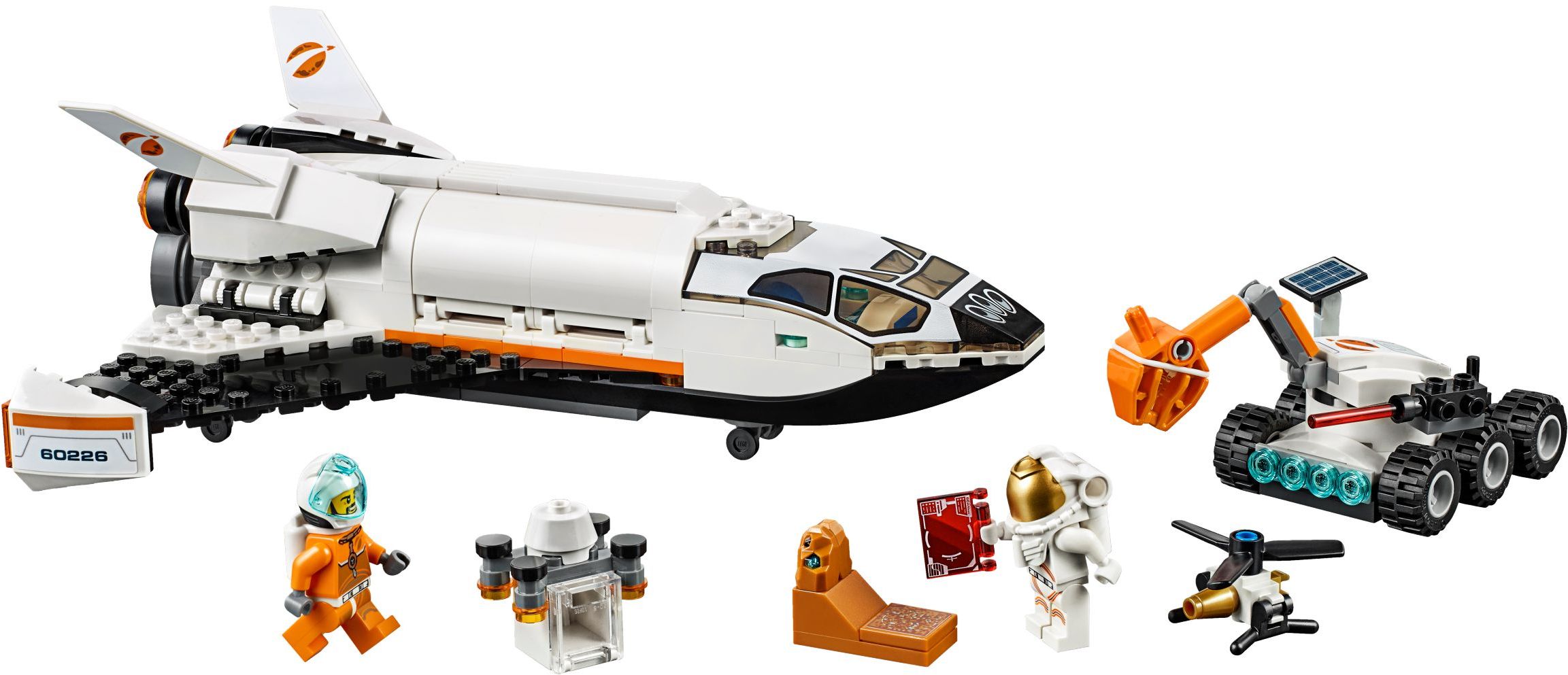 LEGO City 60226 Raketoplán zkoumající Mars