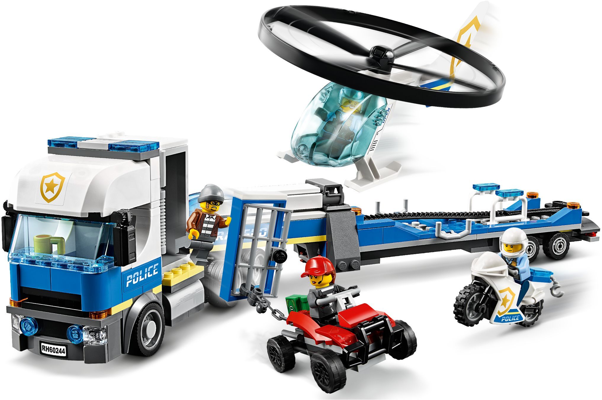 LEGO City 60244 Přeprava policejního vrtulníku