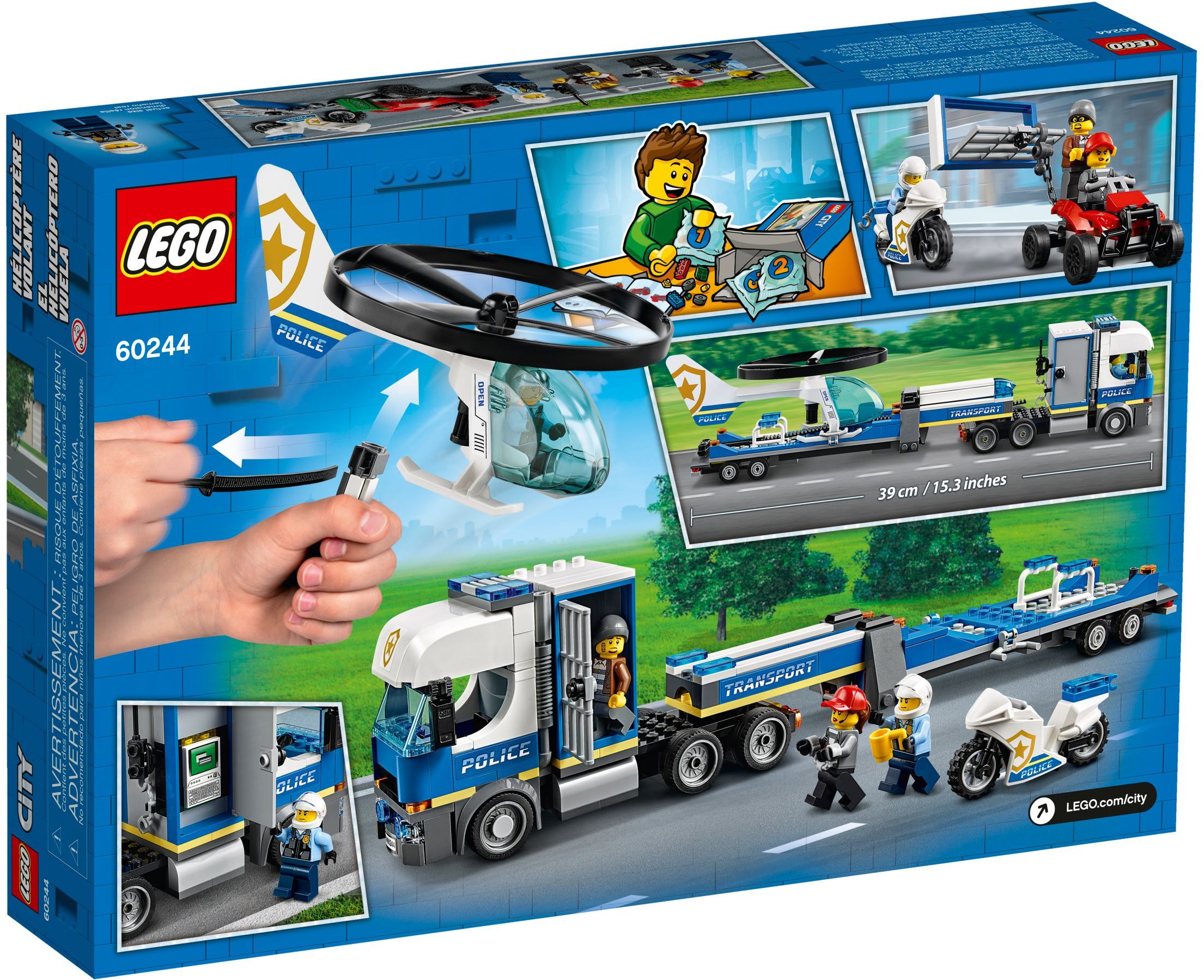 LEGO City 60244 Přeprava policejního vrtulníku