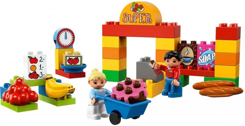 LEGO DUPLO Kostičky 6137 Můj první supermarket