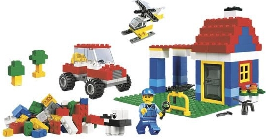 LEGO Kostičky 6166 Velký box s kostkami