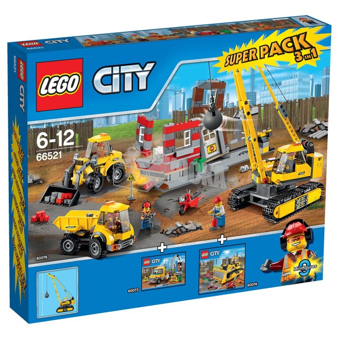 LEGO City 66521 Demolice 3v1