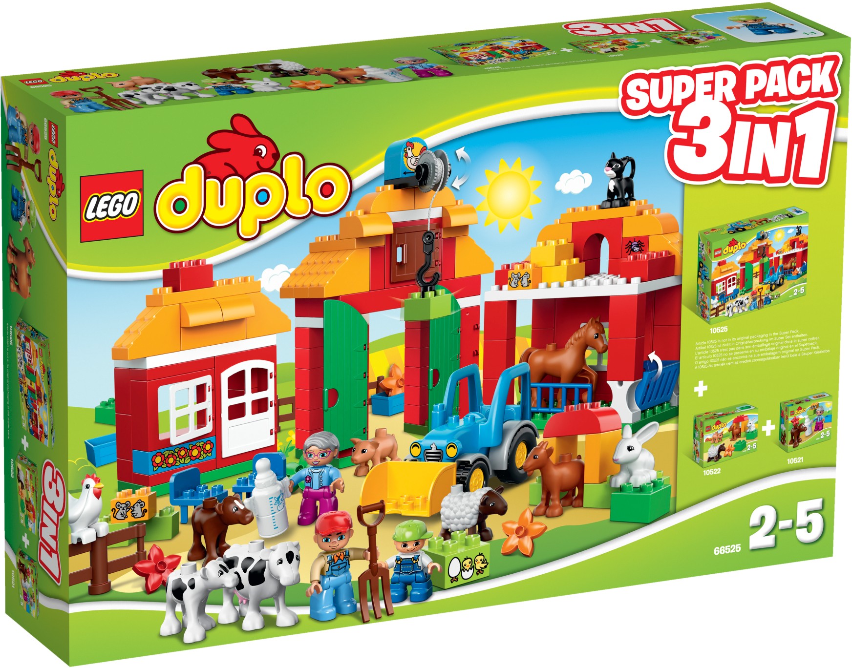LEGO DUPLO Legoville 66525 Farma 3v1