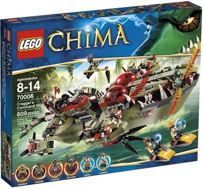 LEGO Chima 70006 Craggerův krokodýlí člun