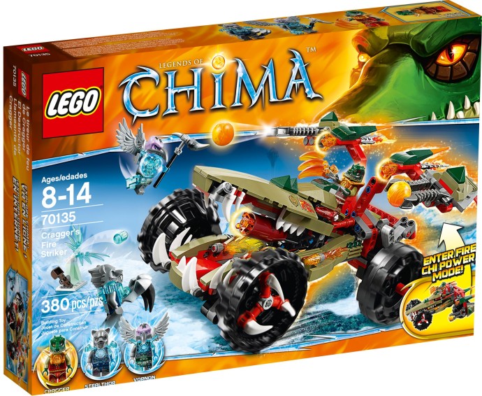 LEGO Chima 70135 Craggerův ohnivý útok
