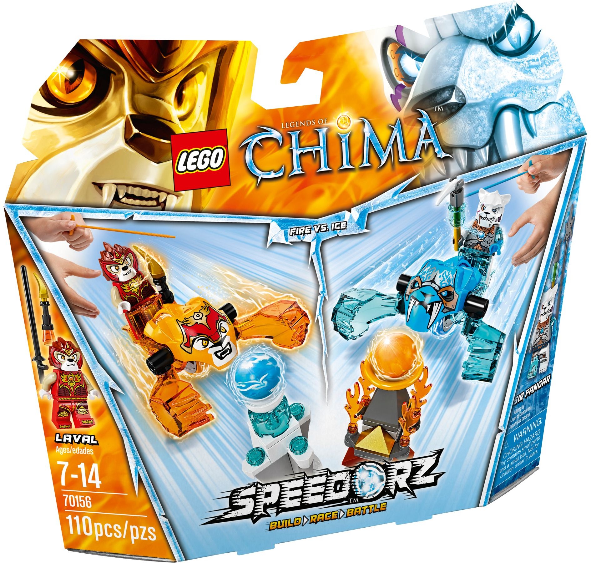 LEGO Chima 70156 Oheň versus led