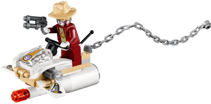 LEGO Agents 70167 Invizable utíká se zlatem