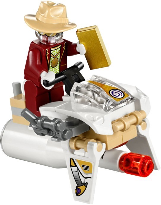 LEGO Agents 70167 Invizable utíká se zlatem