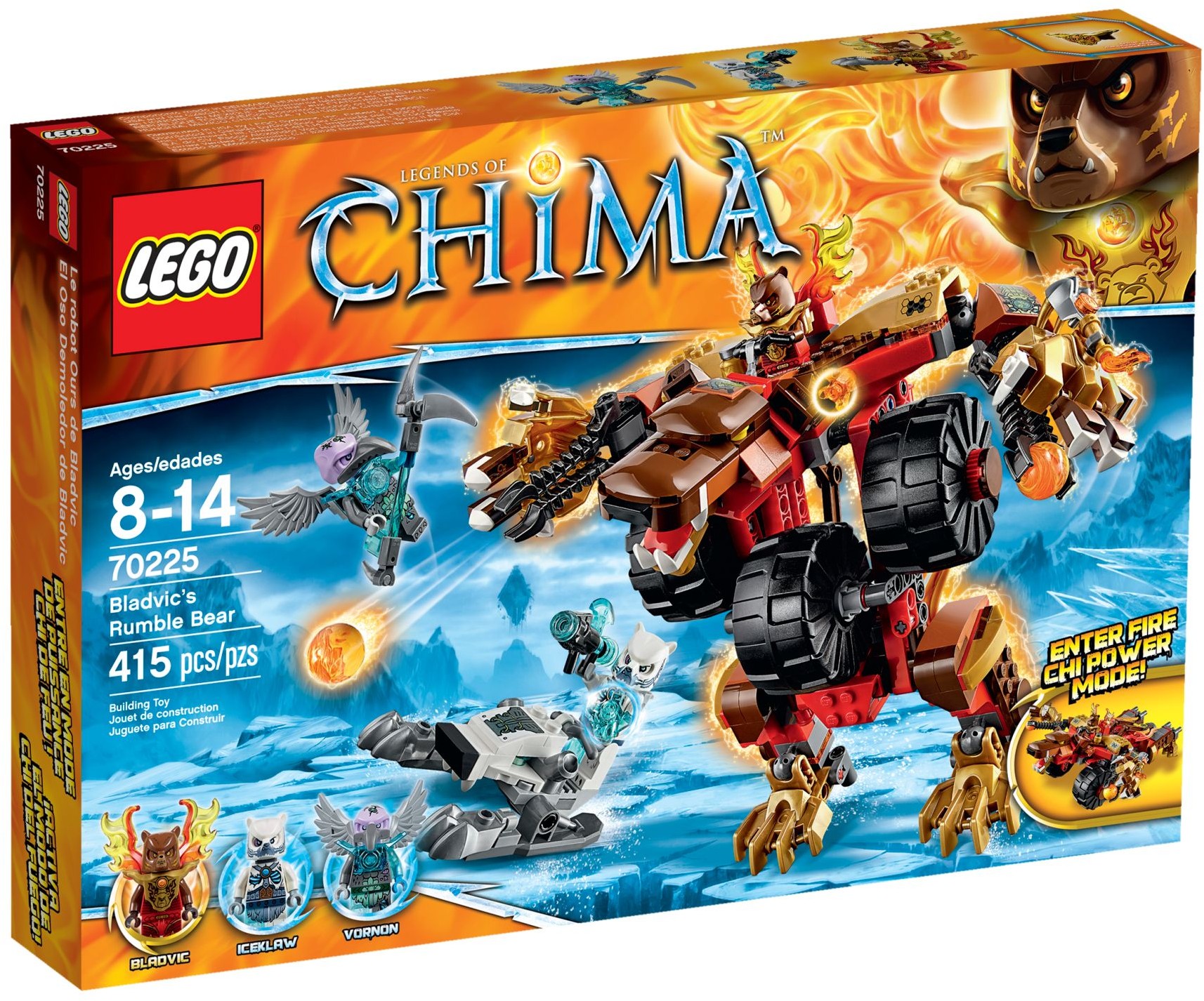 LEGO Chima 70225 Bladvikův burácející medvěd