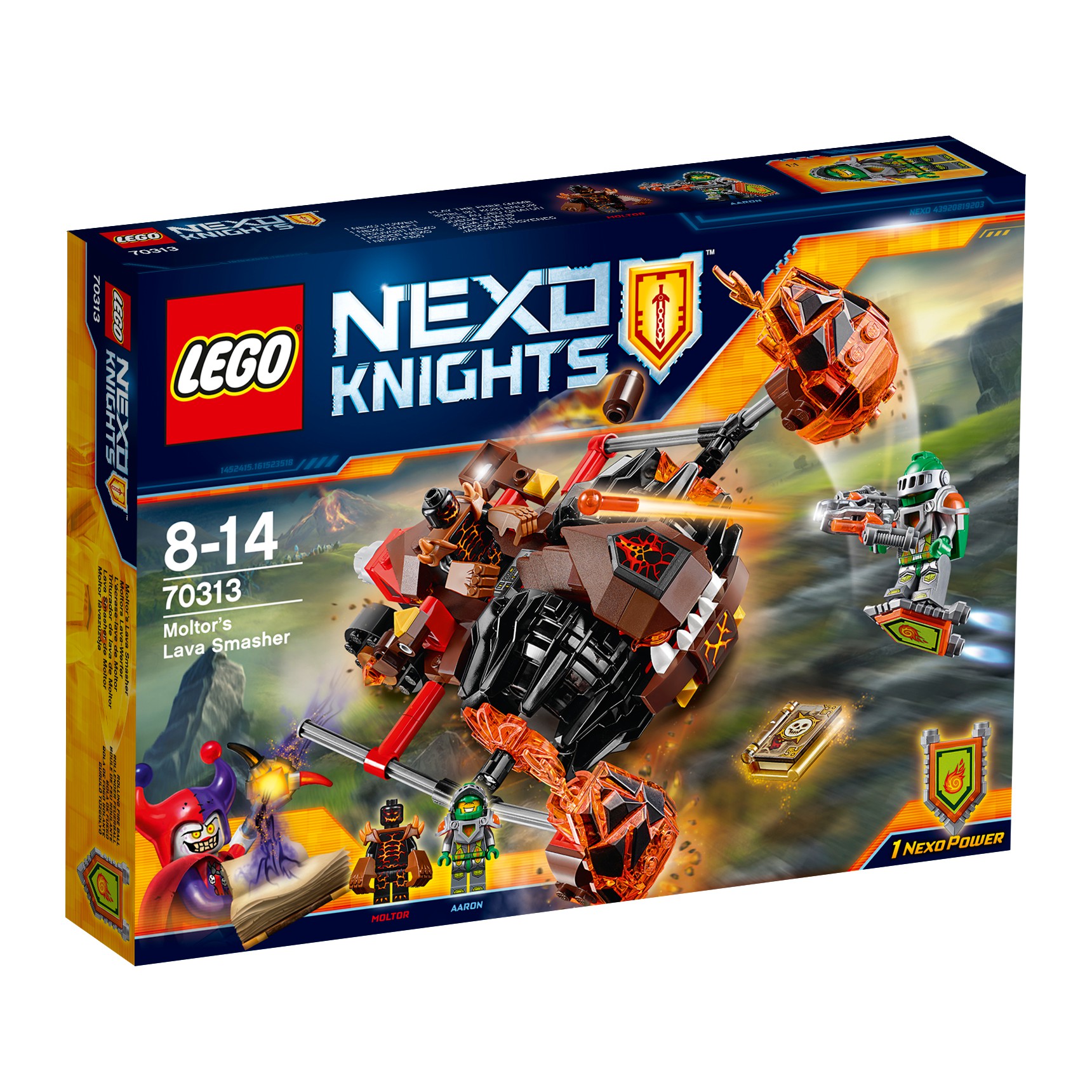LEGO Nexo Knights 70313 Moltorův lávový drtič