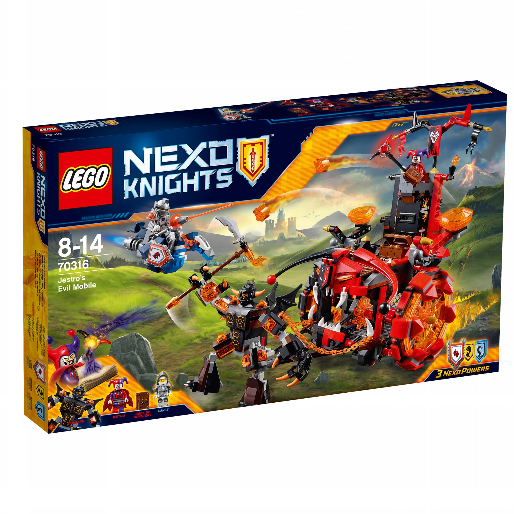 LEGO Nexo Knights 70316 Jestrovo hrozivé vozidlo