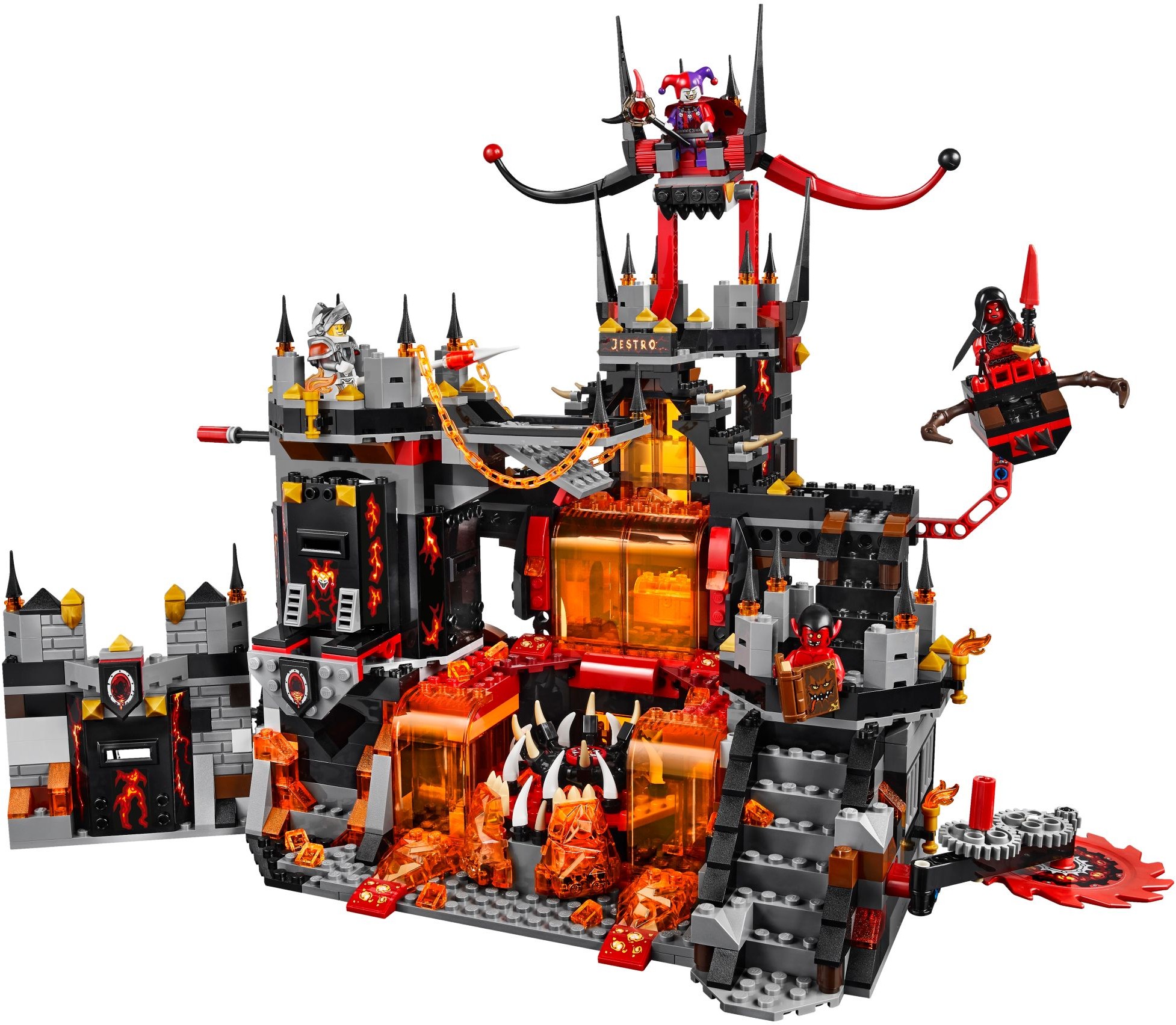 LEGO Nexo Knights 70323 Jestrovo sopečné doupě