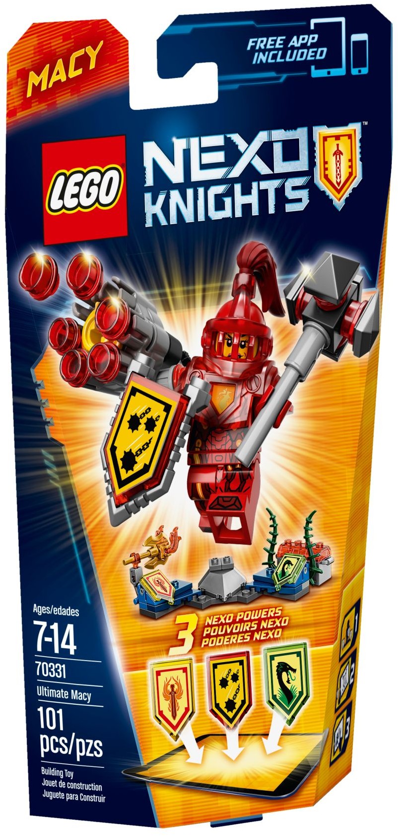 LEGO Nexo Knights 70331 Úžasný Macy