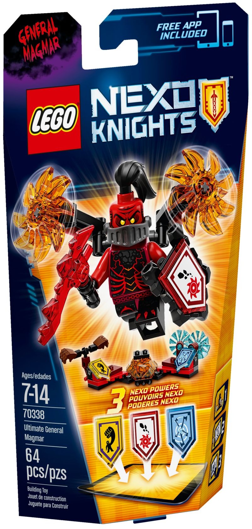 LEGO Nexo Knights 70338 Úžasný generál Magmar