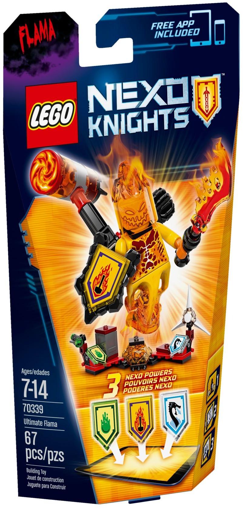 LEGO Nexo Knights 70339 Úžasný Flama