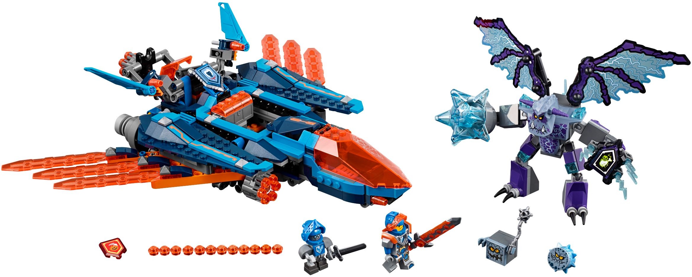 LEGO Nexo Knights 70351 Clayův letoun Falcon Fighter Blaster