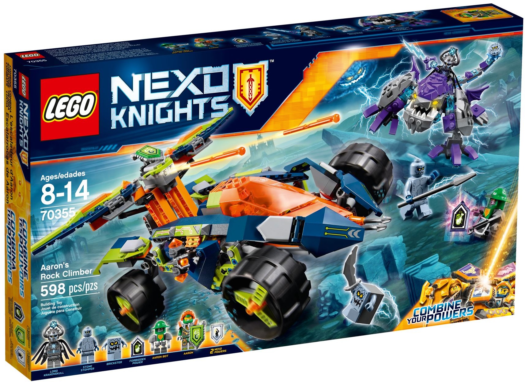LEGO Nexo Knights 70355 Aaronův vůz Horolezec