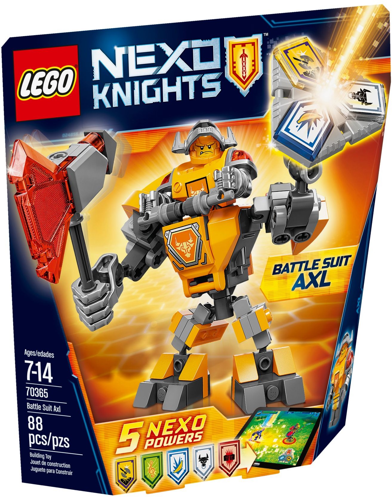 LEGO Nexo Knights 70365 Axl v bojovém obleku