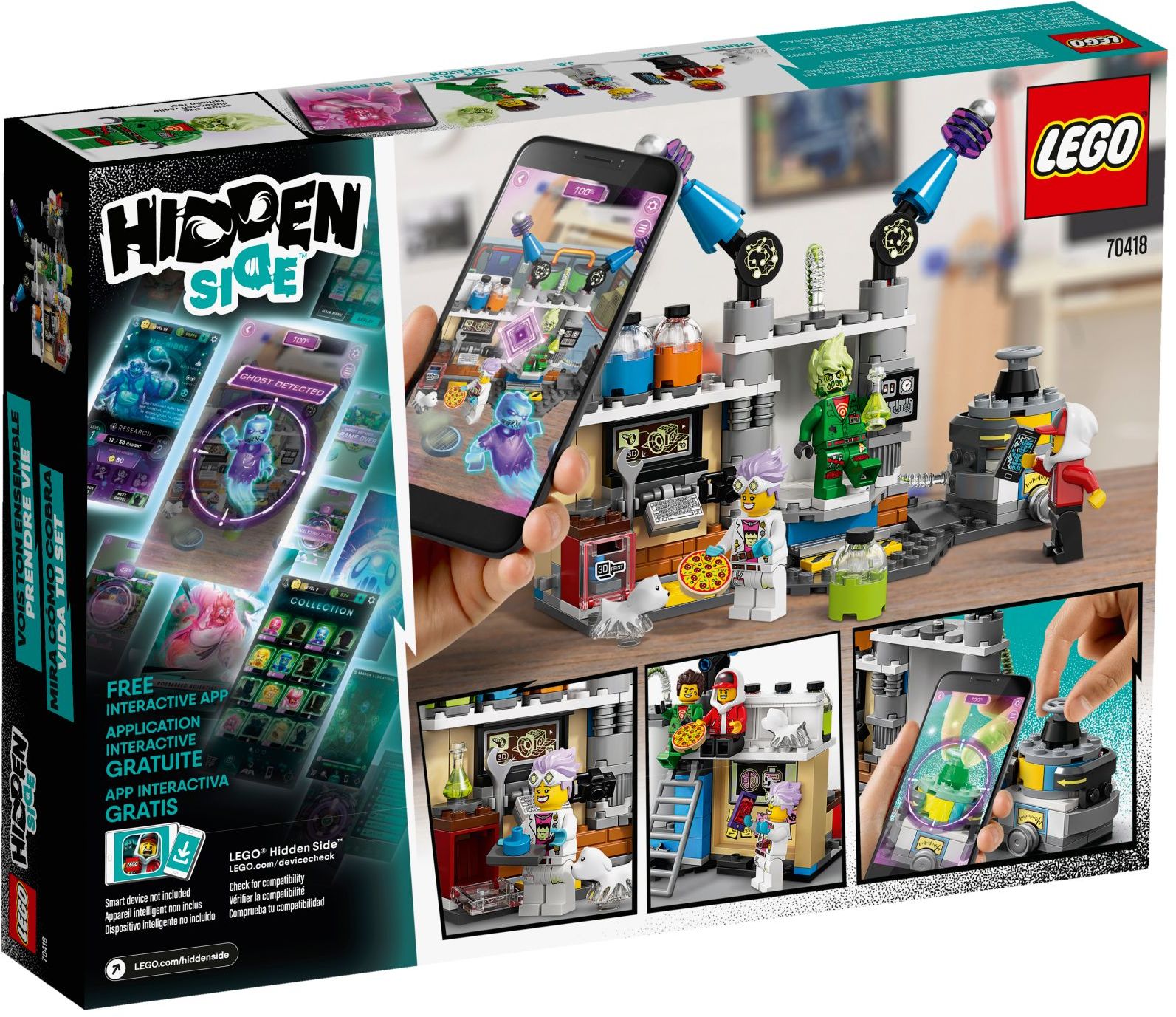 LEGO Hidden Side 70418 J. B. a její laboratoř plná duchů