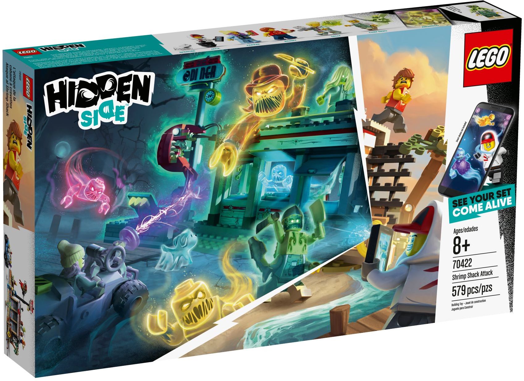 LEGO Hidden Side 70422 Útok na stánek s krevetami