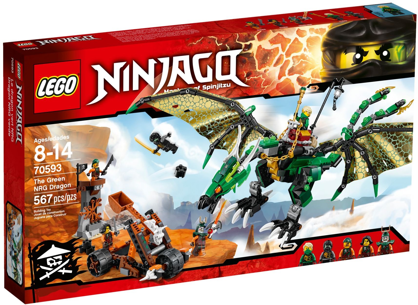 LEGO Ninjago 70593 Zelený drak NRG