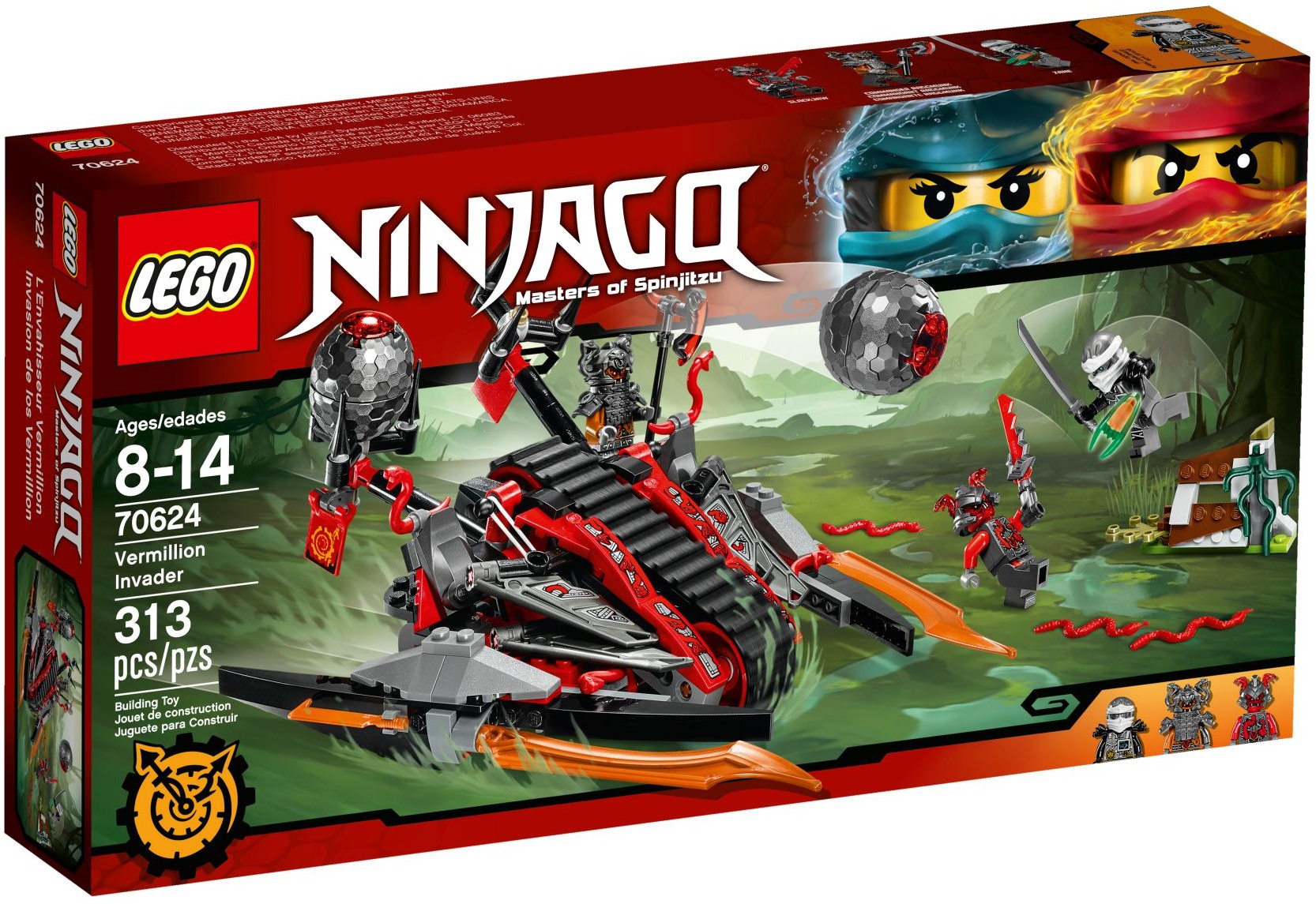 LEGO Ninjago 70624 Ničivé vozidlo rumělkových válečníků