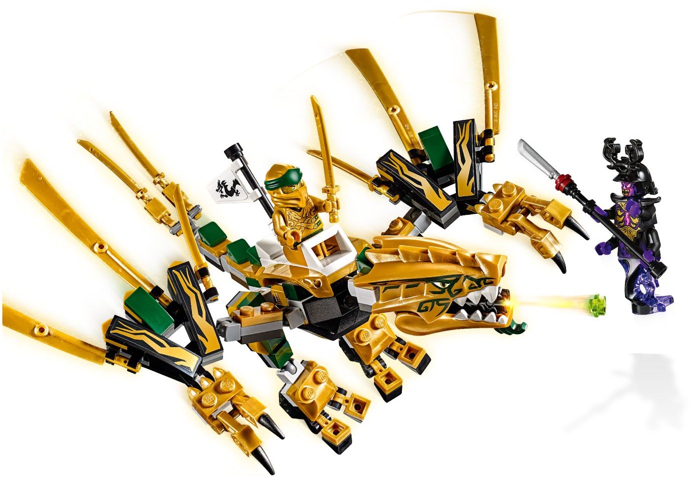 LEGO Ninjago 70666 Zlatý drak