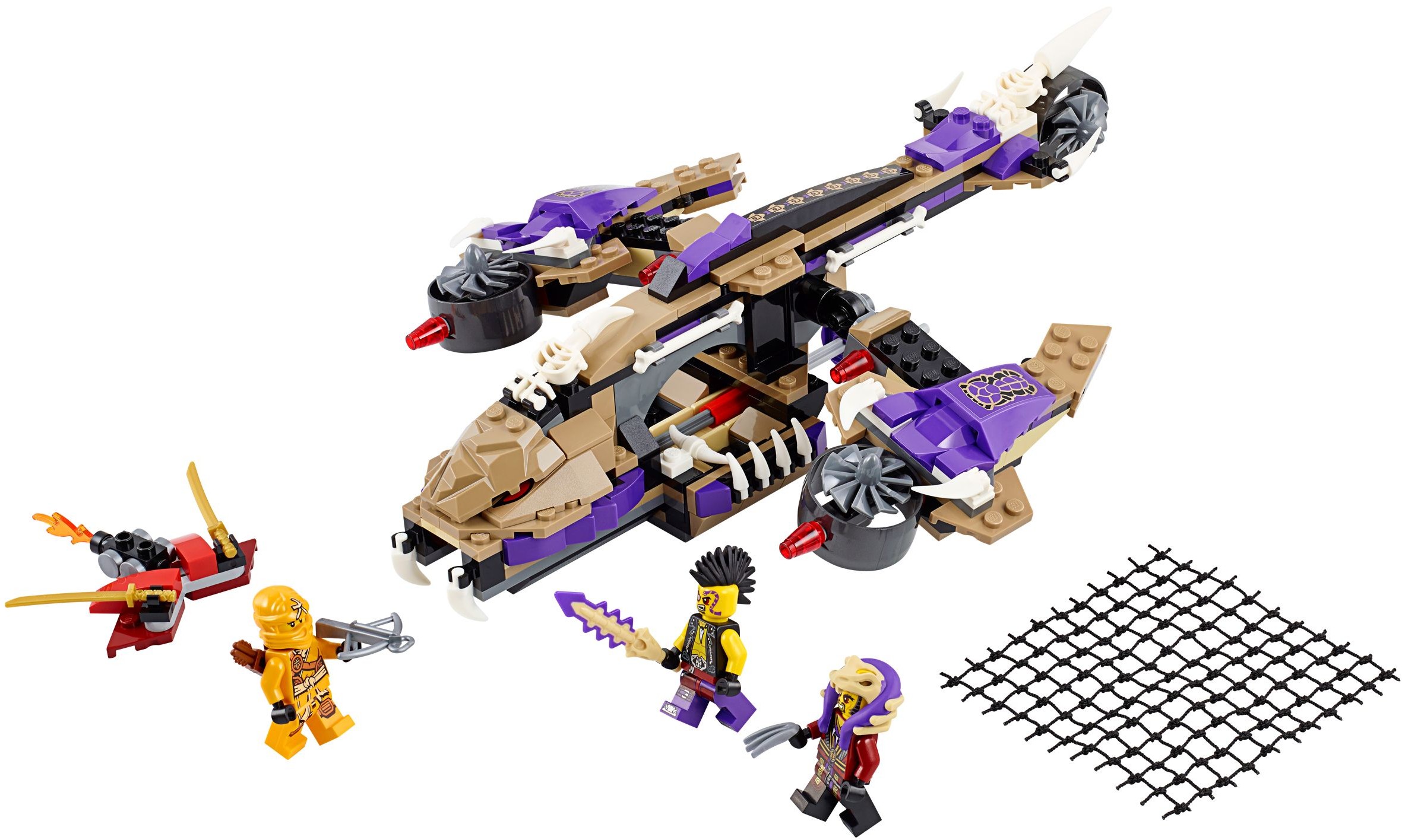 LEGO Ninjago 70746 Útok Condraiovy helikoptéry