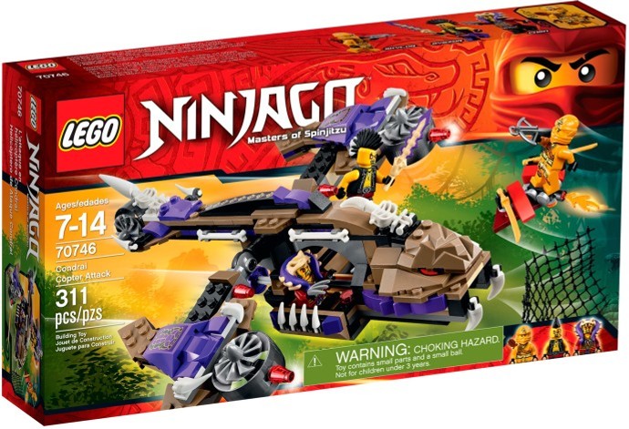 LEGO Ninjago 70746 Útok Condraiovy helikoptéry