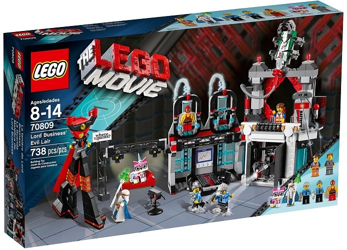 LEGO Movie 70809 Doupě zla Lorda Byznyse