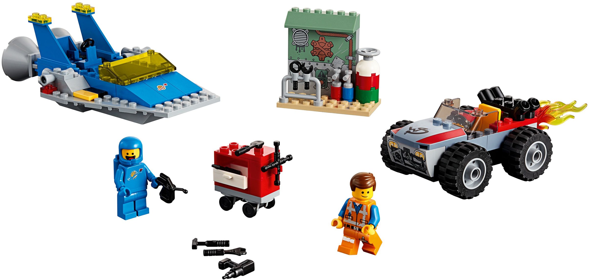 LEGO Movie 70821 Emmetova a Bennyho dílna - Postav a oprav to