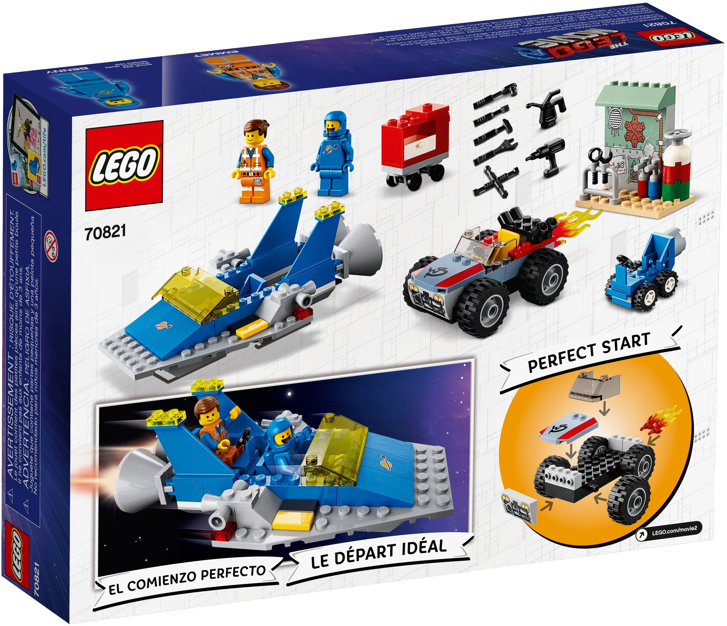 LEGO Movie 70821 Emmetova a Bennyho dílna - Postav a oprav to