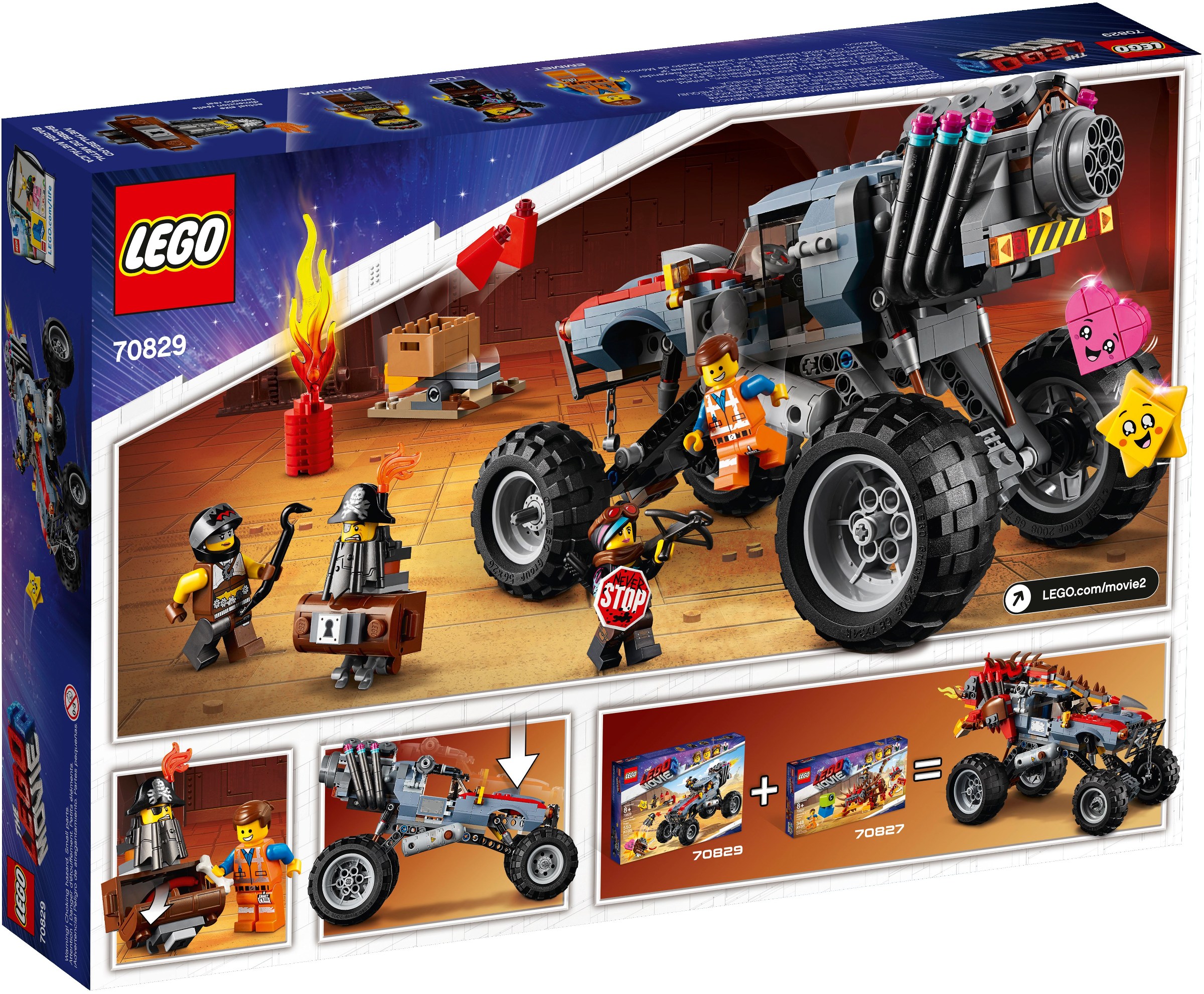 LEGO Movie 70829 Úniková bugina Emmeta a Lucy!