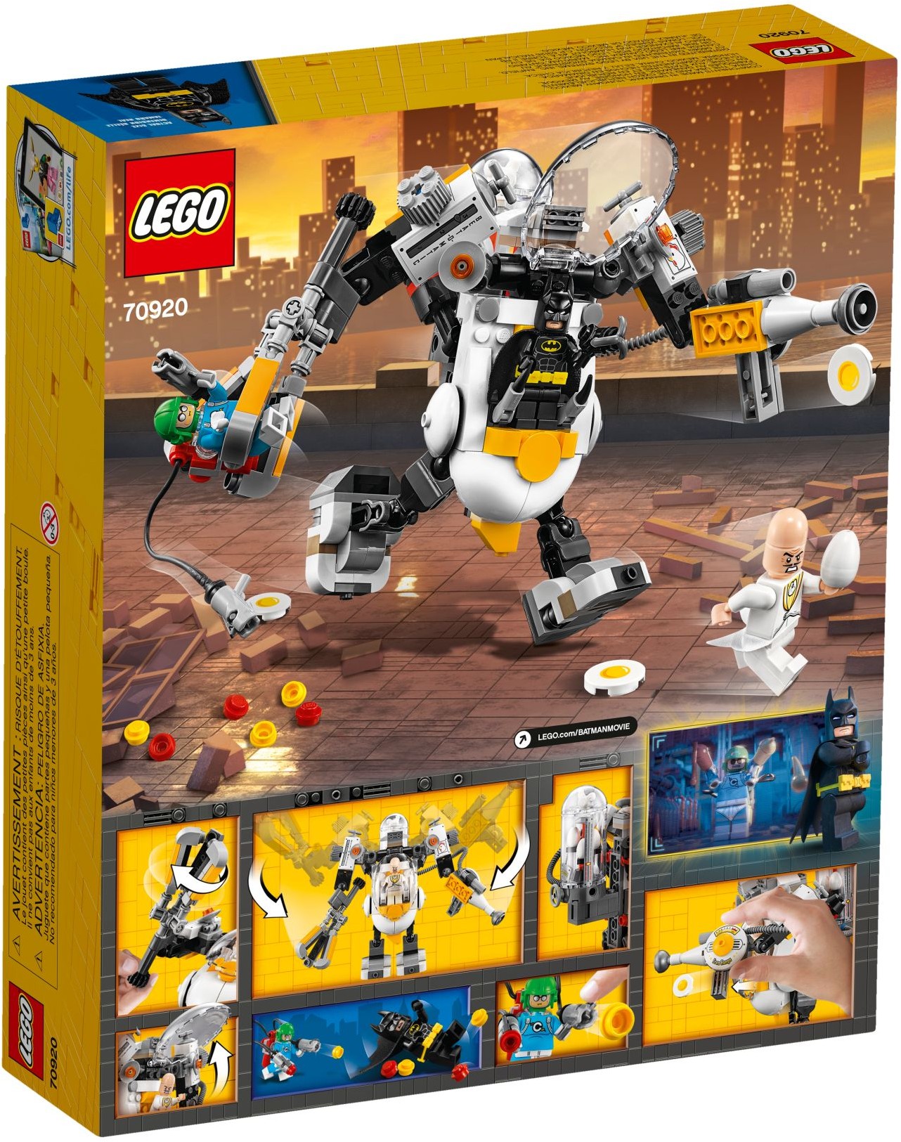 LEGO Batman Movie 70920 Robot Egghead
