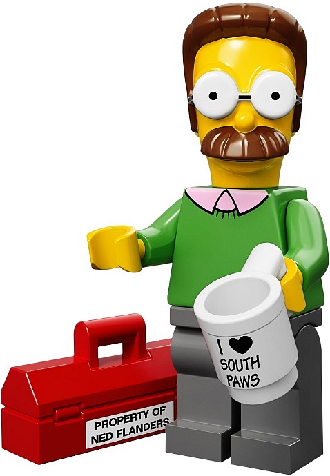 LEGO Minifigurky 71005-07 Simpson - Ned Flanders